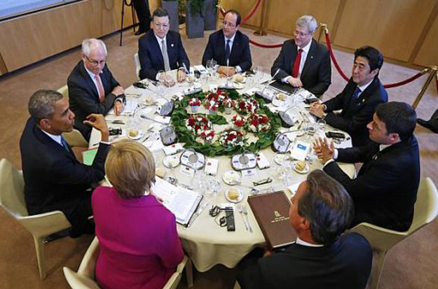 G-7សំដែងការព្រួយបារម្ភអំពីភាពតានតឹងនៅសមុទ្រខាងកើត។